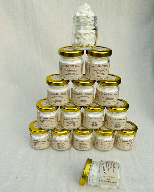 Organic Face Cream (Whipped Tallow)    Golden Hour